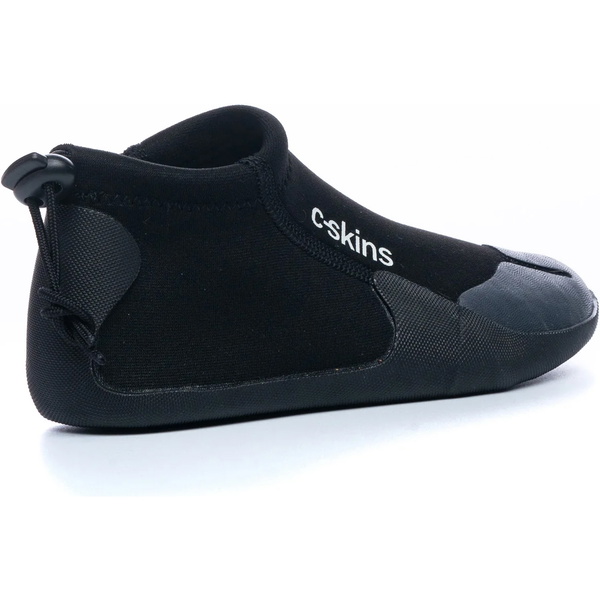 2026 C-Skins Junior Legend 3mm Runder Zehenbereich Reef Stiefel C-RBLEJ - Black / Flash Green / Charcoal